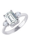 SOLEDOR Rapture 14ct White Gold Solitaire Ring with Zircon (No 52)