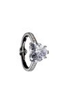 CHIARA FERRAGNI First Love Rhodium Plated Ring with Zircons (No 14)