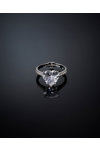 CHIARA FERRAGNI First Love Rhodium Plated Ring with Zircons (No 14)