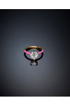 CHIARA FERRAGNI Love Parade 18ct Gold Plated Ring with Zircons (No 16)