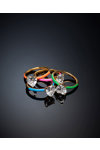Δαχτυλίδι CHIARA FERRAGNI Love Parade από κράμα μετάλλων επιχρυσωμένο 18Κ με ζιργκόν (No 18)