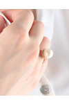 Δαχτυλίδι SAVVIDIS από ροζ χρυσό 14Κ και μαργαριτάρι (No53)