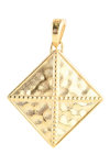 Κρεμαστό μοτίφ με φυλαχτό Savvidis από χρυσό 9Κ και ζιργκόν