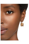 SWAROVSKI Brown Millenia drop earrings Square cut