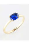 14ct Gold Ring with Zircons by SAVVIDIS (No 52)