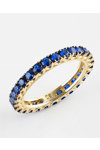 14ct Gold Eternity Ring with Zircons(No 55)