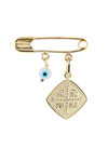 14ct Gold Pin with Charm by Ino&Ibo