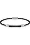 CERRUTI Mens Only Cable Stainless Steel Bracelet