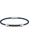 CERRUTI Mens Only Cable Stainless Steel Bracelet