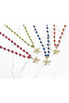 DOUKISSA NOMIKOU Green Rosary Star Necklace