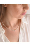 Fresh Water Pearl and Topaz Necklace With a 14ct Gold Clasp