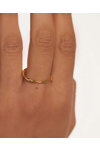 Δαχτυλίδι PDPAOLA Carry-Overs Spiral Gold Ring από επιχρυσωμένο (18Κ) Ασήμι 925 (No 54)