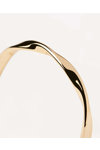PDPAOLA Carry-Overs Spiral Gold Ring made of 18ct-Gold-Plated Sterling Silver (No 54)