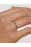 Δαχτυλίδι PDPAOLA Carry-Overs Spiral Silver Ring από επιροδιωμένο Ασήμι 925 (No 52)