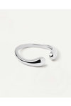 Δαχτυλίδι PDPAOLA Carry-Overs Crush Silver Ring από επιροδιωμένο Ασήμι 925 (No 52)