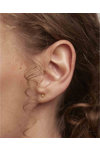 Σκουλαρίκια PDPAOLA Motion Kara Gold Earrings Set από επιχρυσωμένο (18Κ) Ασήμι 925