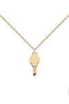 PDPAOLA Engrave Me Eternum Necklace made of 18ct-Gold-Plated Sterling Silver