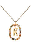 PDPAOLA Letters 2021 Letter K Necklace made of 18ct-Gold-Plated Sterling Silver