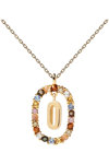 PDPAOLA Letters 2021 Letter O Necklace made of 18ct-Gold-Plated Sterling Silver