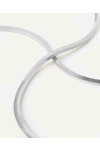 Κολιέ PDPAOLA Carry Overs SS Snake Silver Necklace από επιροδιωμένο Ασήμι 925
