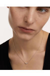 Κολιέ PDPAOLA Carry-Overs Mini Crown Silver Necklace από επιροδιωμένο Ασήμι 925