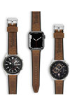 TIMBERLAND Valdivian Brown Leather Smart Strap Replacement for Smartwatches (22 mm)