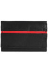 Ladies Black-Red Leather Wallet