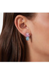 Σκουλαρίκια CHIARA FERRAGNI Princess Rainbow από επιροδιωμένο κράμα μετάλλων με ζιργκόν