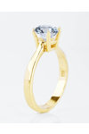 SOLEDOR Eden 14ct Gold Solitaire Ring with Zircon (No 53)