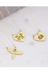 Necklace Love Bird in 14ct Gold by FOREVER I SEE LOVE SOLEDOR