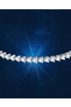 CHIARA FERRAGNI Infinity Love Rhodium Plated Bracelet with Zircons