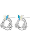 CERRUTI Papillon Stainless Steel Earrings
