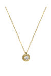 18ct Gold Necklace with Diamonds by SAVVIDIS