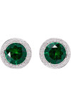 Σκουλαρίκια DOUKISSA NOMIKOU Deluxe Earrings Emerald
