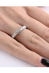 18ct White Gold Eternity Ring with Diamond SAVVIDIS (No 54)