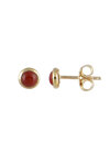 9ct Gold Earrings with Enamel by Ino&Ibo