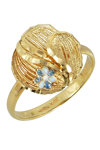 Δαχτυλίδι SAVVIDIS από χρυσό 14Κ με σμάλτο (No 55)