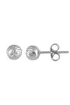 9ct White Gold Earrings by SAVVIDIS