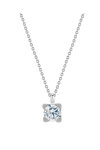 18ct White Gold Necklace with Diamonds by SAVVIDIS