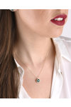 14ct Gold Necklace with Zircons by SAVVIDIS