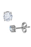 18ct White Gold Solitaire Stud with Diamonds by Savvidis (G.I.A.)