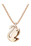 SWAROVSKI Pink Iconic Swan pendant (Medium)