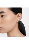 SWAROVSKI White Volta stud earrings Bow (Small)