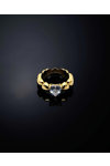 Δαχτυλίδι CHIARA FERRAGNI Cuoricino από επιχρυσωμένο κράμα μετάλλων με καρδιά (No 18)