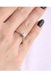 Μονόπετρο δαχτυλίδι SAVVIDIS από λευκόχρυσο 18Κ με διαμάντι (No 54)
