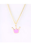 Gold plated Silver Necklace with Crown by Ino&Ibo