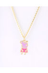 Gold plated Silver Necklace with Peppa by Ino&Ibo