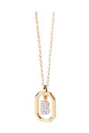 PDPAOLA Letters Mini Letter B Necklace made of 18ct-Gold-Plated Sterling Silver