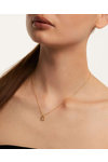 PDPAOLA Letters Mini Letter X Necklace made of 18ct-Gold-Plated Sterling Silver