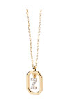 PDPAOLA Letters Mini Letter Z Necklace made of 18ct-Gold-Plated Sterling Silver